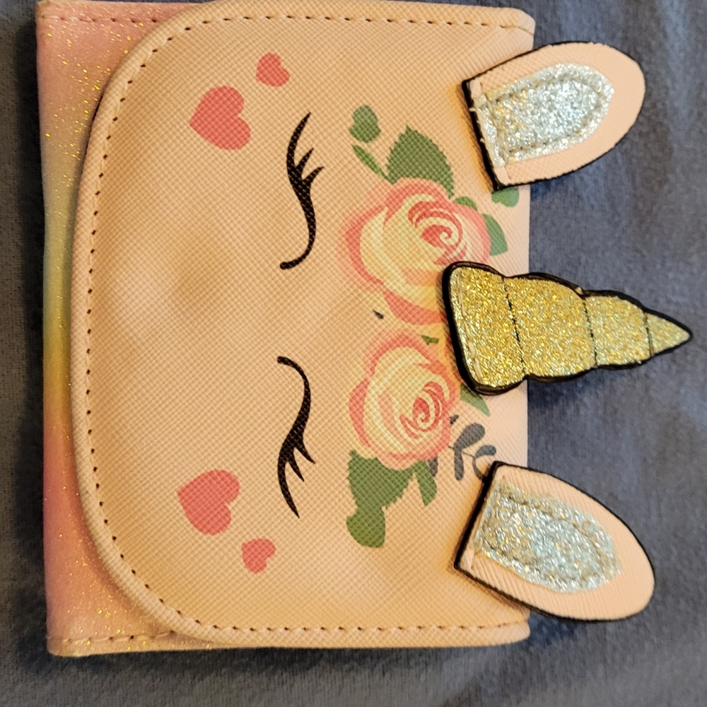 Unicorn Rainbow Wallet Bill Fold